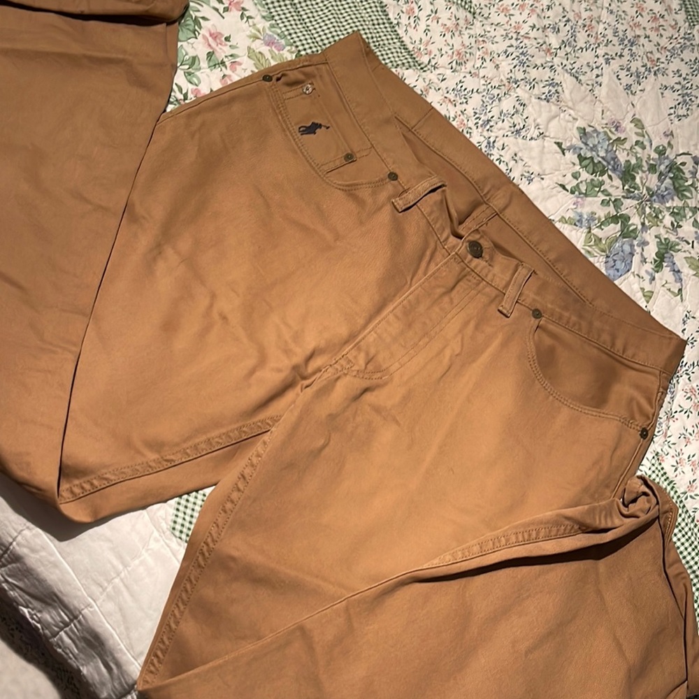 Polo Ralph Lauren mens brown denim jeans/pants